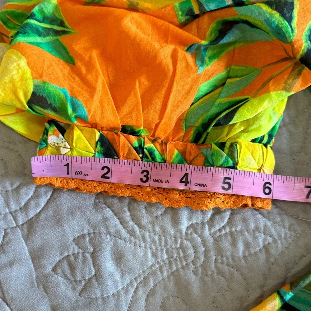 FARM Rio Chic Pears Blouse size Large - Picture 16 of 17